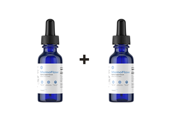 MemoFlow memory drops Buy 1 Get 1 Free bundle — two dropper bottles